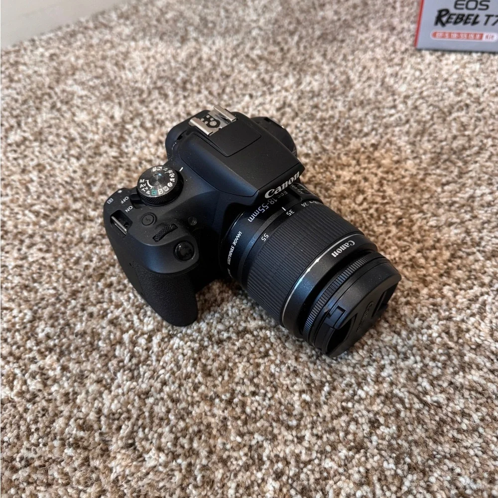 Canon EOS Rebel T7 DSLR Camera - Black